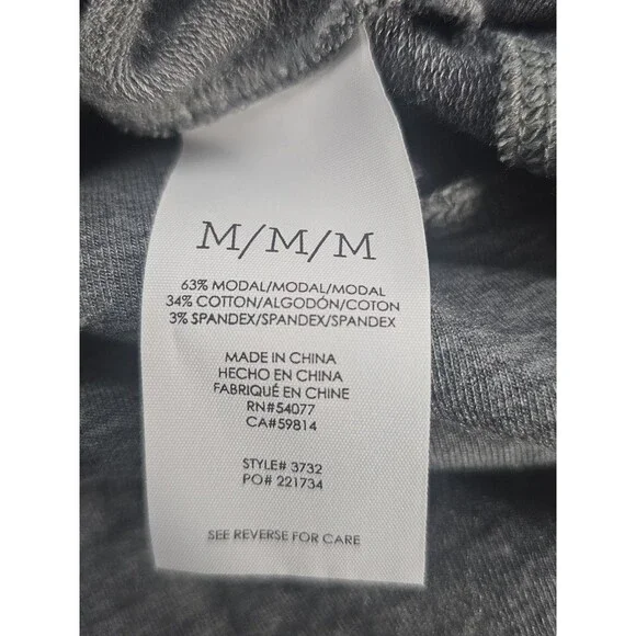 Cabi Sweatshirt Womens  Size M Gray Zip Up Stretch Knit Athletic Athleisure - Picture 6 of 10